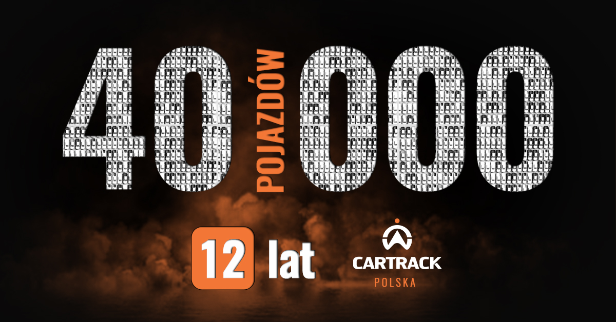 40 000 monitorowanych pojazdów na 12-lecie Cartrack Polska.